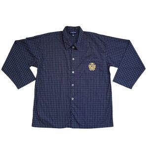 Polo Ralph Lauren Club International Challenge Cup Mens XL Plaid Long Sleeve